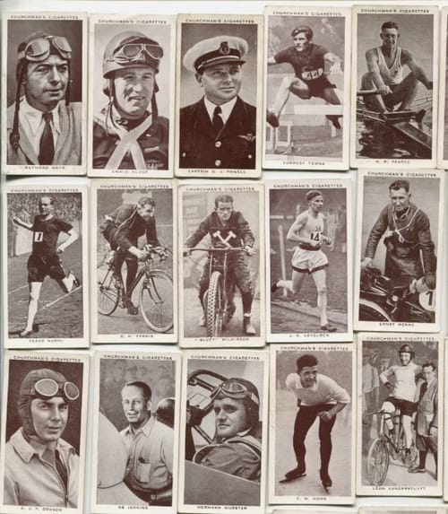 CigaretteCarad007 - 1EarthMedia "1939 Kings of Speed" issued by W.A. & A.C. Churchman