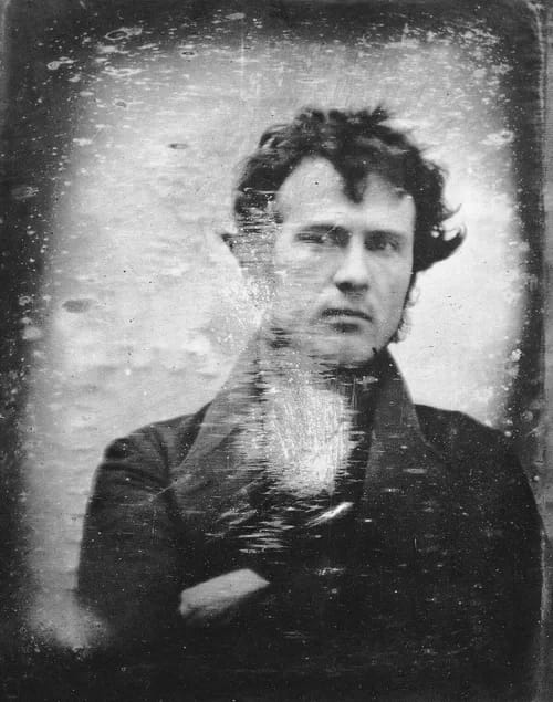 robertcorneliusselfie500 - 1EarthMedia The first selfie. Self-portrait daguerreotype made by Robert Cornelius