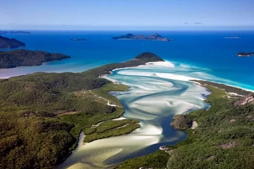 Airviewonline001-350 - 1EarthMedia Hill Inlet, Whitsundays aerial photo