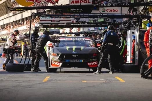 Supercar002 - 1EarthMedia Monster Energy Tickford Racing Ford Mustang in the pits