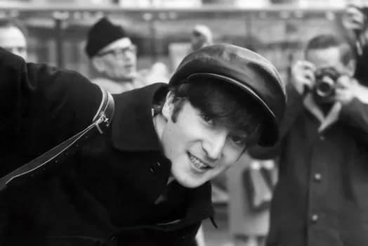 John Lennon photographed by Paul McCartney