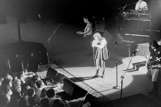 divinyls03-190101031-350 - 1EarthMedia Chrissie Amphlett sings during a performance by Divinyls at Selinas, Coogee Bay © 1983 Mark Anning photo