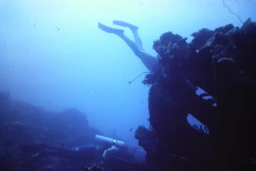 SCUBAunderwater-21 - 1EarthMedia Woodburn wreck, Fiji underwater © Mark Anning photo