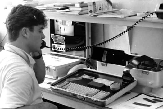 Comm Games 1990 - 1EarthMedia AP Leafax at the Auckland Commonwealth Games 1990