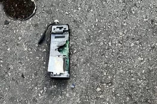 Images from a news article on Mehr News about the September 2024 pagers explosions in Lebanon