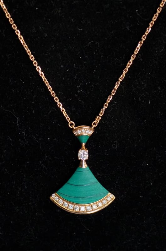 LostProperty001 - 1EarthMedia Bvlgari 18K gold diamond necklace valued at ,000