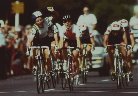 Kathryn Watt cycling