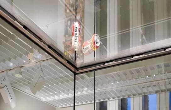 Beer Can Readymade - 1EarthMedia Beer Can art thrown in the bin