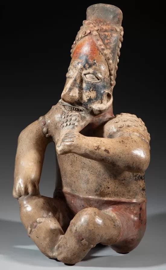 A Monumental Jalisco Seated Figure