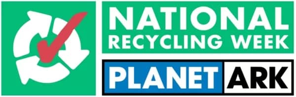 NationalRecyclingWeek - 1EarthMedia Planet Ark and National Recycling Week logos