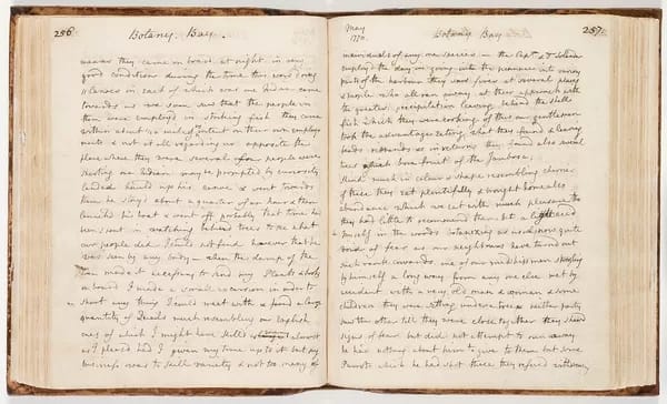 cookjournal-600 - 1EarthMedia Cook's journal in Botany Bay