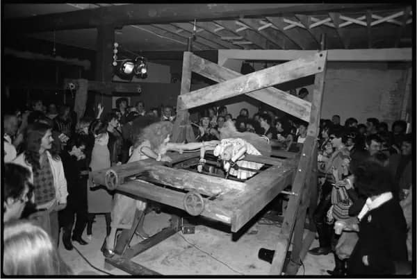 madamlashrakeparty600 - 1EarthMedia Madam Lash’s rack party, 1977. William Yang