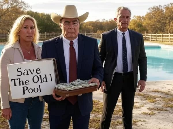 Podunk Weekly Bugle - Save the Old Pool