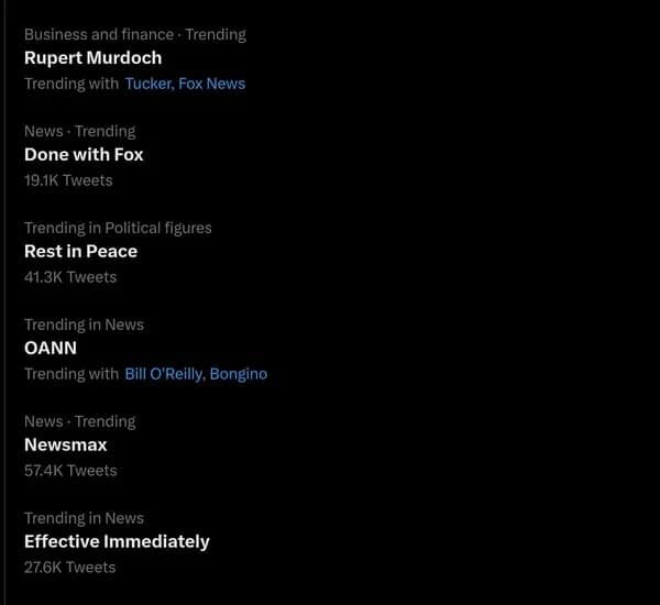 fox - 1EarthMedia Tucker Carlson & Fox News, Trending on Twitter
