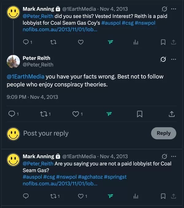 PeterReithTwitter02 - 1EarthMedia Peter Reith Twitter