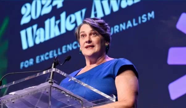 MEAA Media Federal President Karen Percy to the 69th Walkley Awards for Excellence in Journalism in Sydney on November 19, 2024