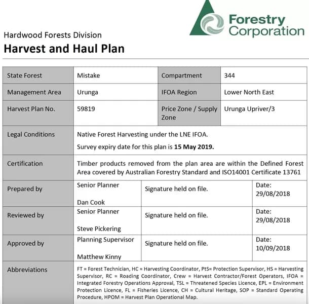 MistakeForestry600 - 1EarthMedia Forestry Corp expired legal approval