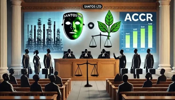 Australasian Centre for Corporate Responsibility are suing Santos.