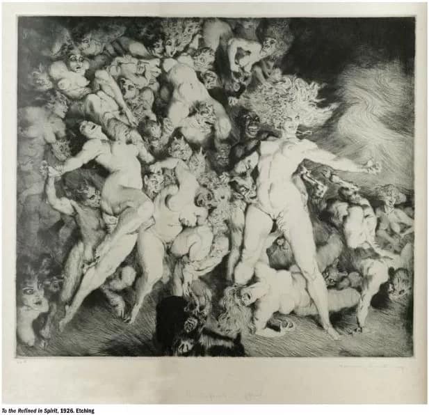 US007 - 1EarthMedia To the Refined in Spirit, 1926, Norman Lindsay