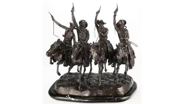 How to spot a Reproduction Bronze Sculpture Remington Sculpture Coming Through The Rye