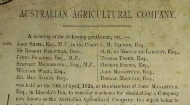 James Steele, Engineer, Australian Agricultural Company Australian Agricultural Company