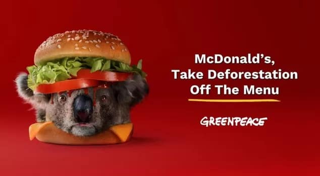 Greenpeace McDonalds deforestation Campaign