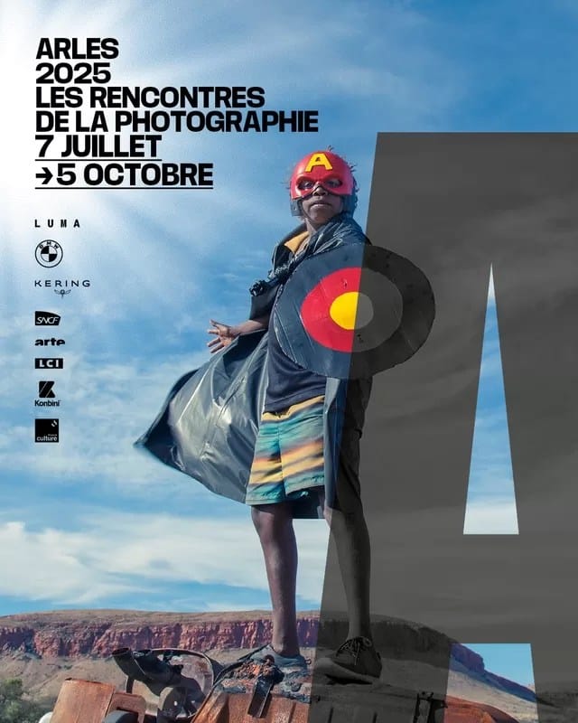 Rencontres d’Arles 2025 Photography Festival Poster by Tony Albert