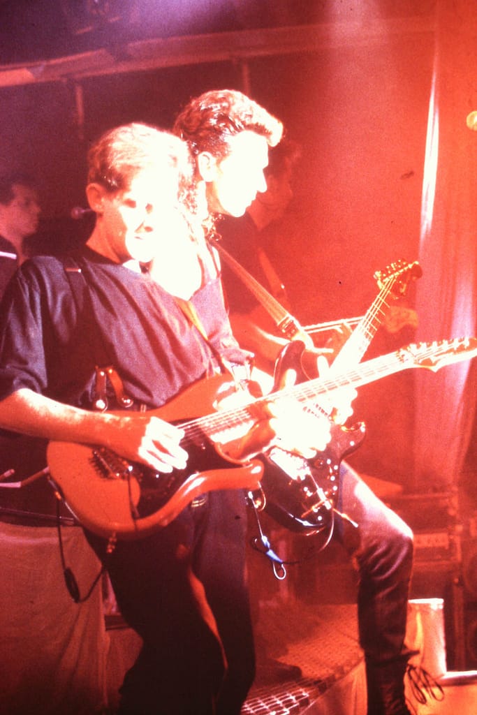 Icehouse - © Mark Anning photo - 1EarthMedia Iva Davies and Icehouse 1987 © Mark Anning photo