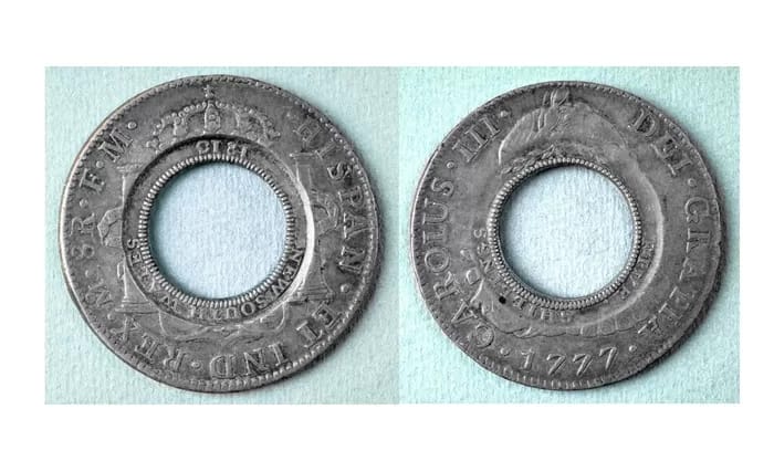 stolen 1813 Holey Dollar