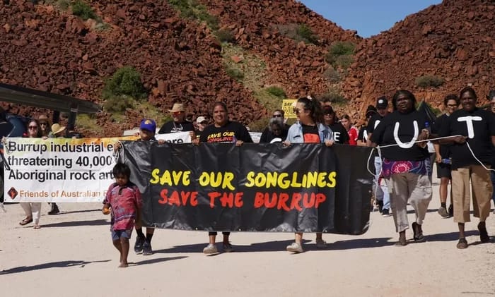 March on Murujuga - 1EarthMedia March on Murujuga