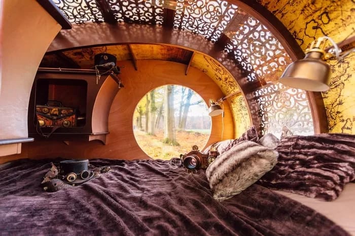 TearDropSteamPunk05-700 - 1EarthMedia Steampunk Teardrop Trailer by The Love Bird Company