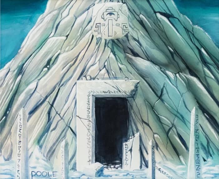 MagicTheGathering012a - 1EarthMedia Mark Poole Magic: The Gathering Dwarven Ruins Original Artwork (1994)