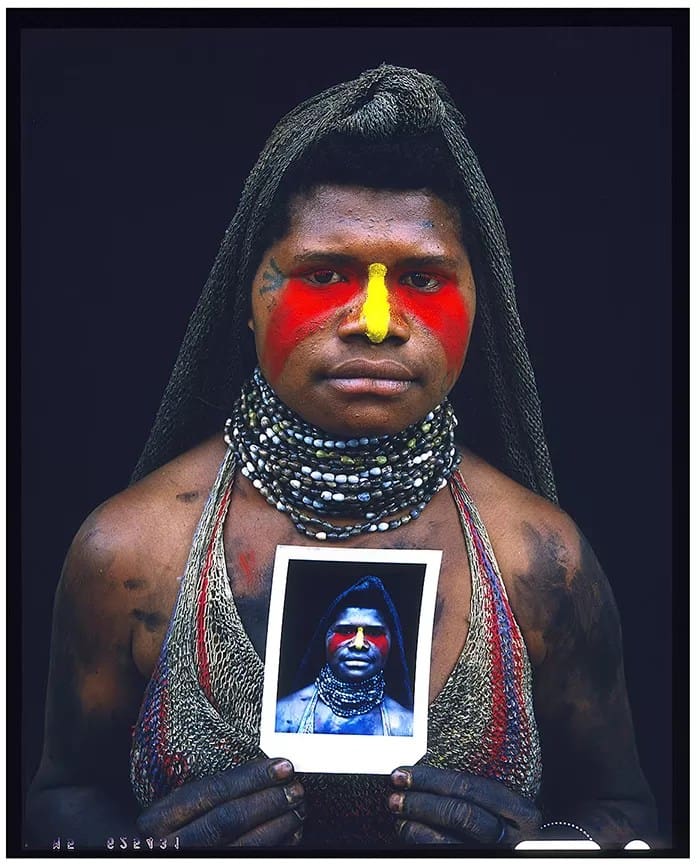 Rob Walls portrait of Papua New Guinea tribesman