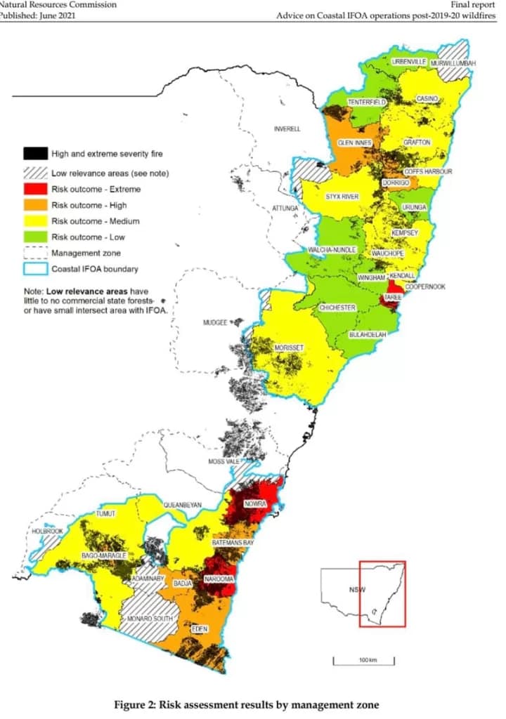 NSW Forestry map