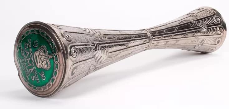 Auckland Games Baton - 1EarthMedia Queen's Baton at Auckland Commonwealth Games