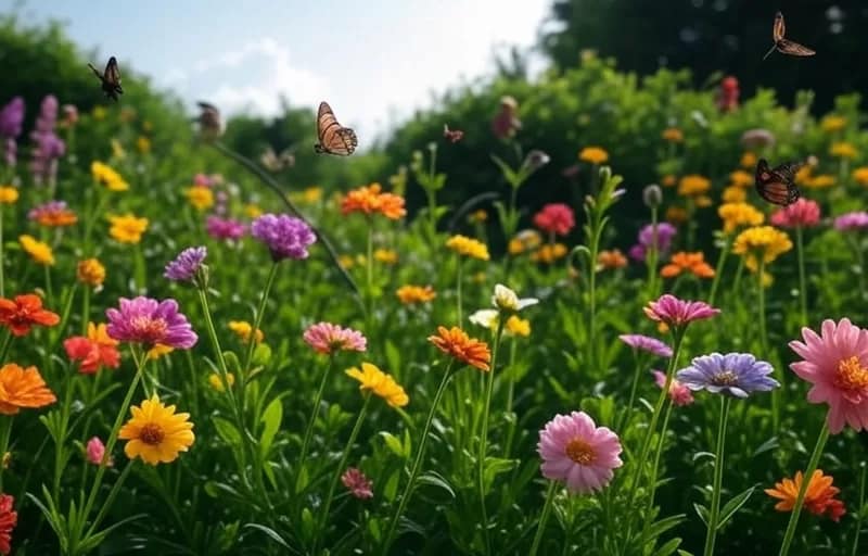 Attracting Butterflies Bees Birds & Good Insects to a Garden Butterfly Garden