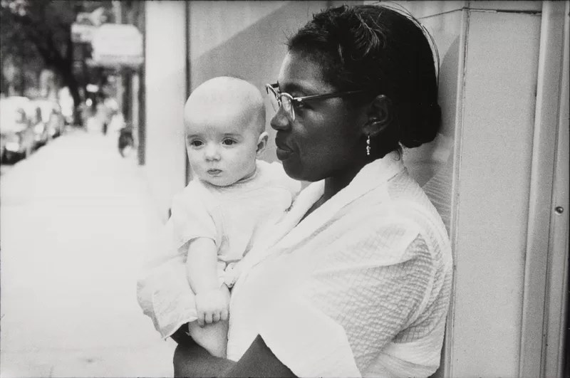 The Americans by Robert Frank09 - 1EarthMedia Black nanny holds a white baby