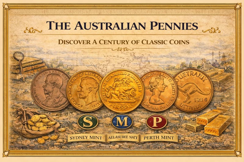 Australian Pre-Decimal Coins ° Australian Penny Australian Penny