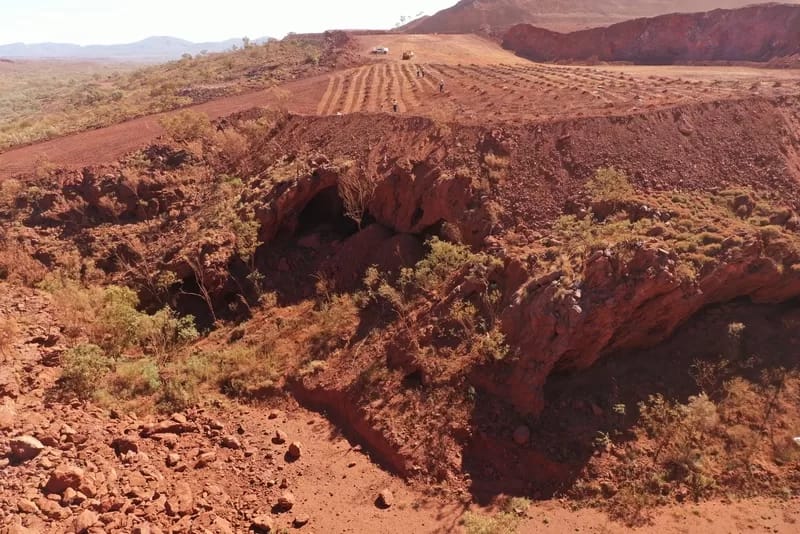 Five years after the destruction of Juukan Gorge caves Juukan Gorge afer the destruction