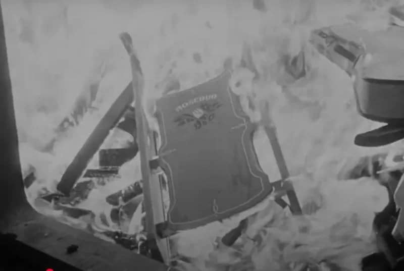 Rosebud sled - 1EarthMedia Rosebud sled burns in Citizen Kane