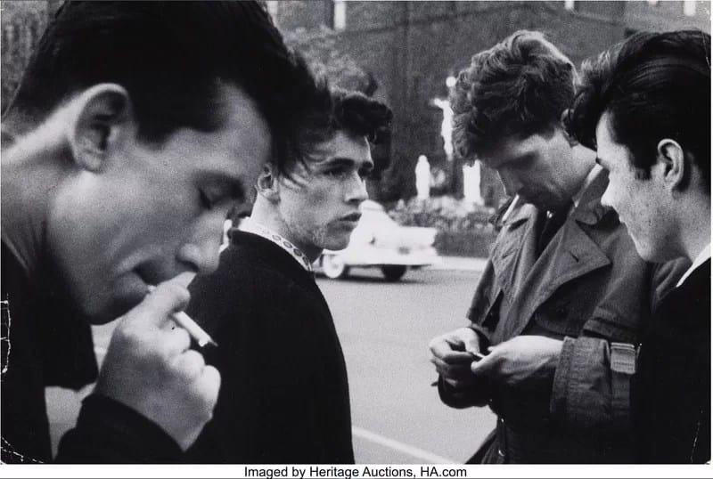 Davidson Brooklyn - 1EarthMedia Bruce Davidson's Youths Smoking, Brooklyn Gang, 1959