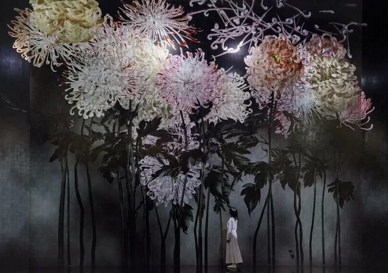 teamLab Silent Radiance Within © teamLab