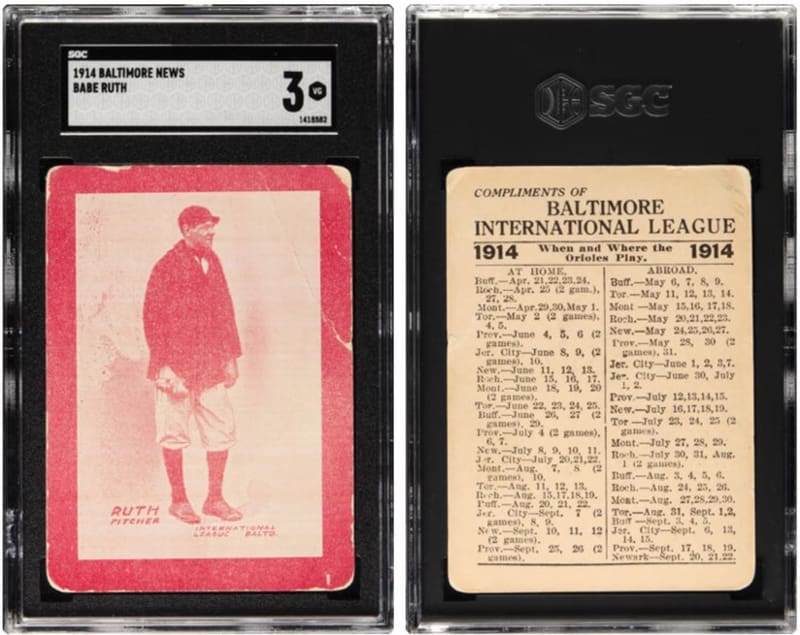 Babe Ruth rookie card - 1EarthMedia Babe Ruth rookie card