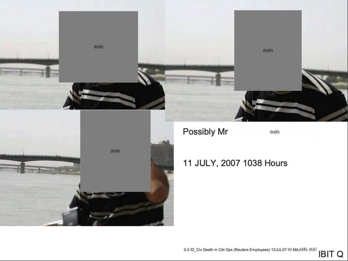 040 - 1EarthMedia Exhibit Q – Photos of Namir Noor Eldeen, Reuters’ News Agency Photographer, dated 11 July 2007. Recovered by Media Exploitation Team from Canon EOS Media Cards vic