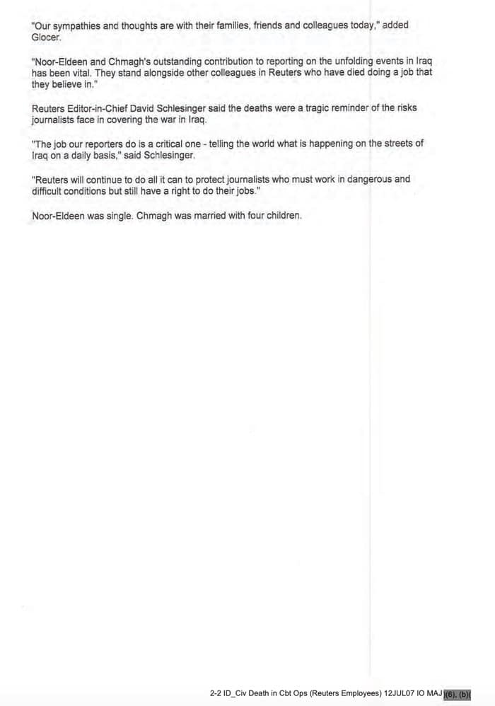 043 - 1EarthMedia Exhibit S – Reuters News Story dated 12 July, 2007