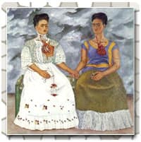 latinart4 - 1EarthMedia Two Fridas, Frida Kahlo, 1939