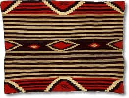 redblanket - 1EarthMedia Navajo blanket c. 1868